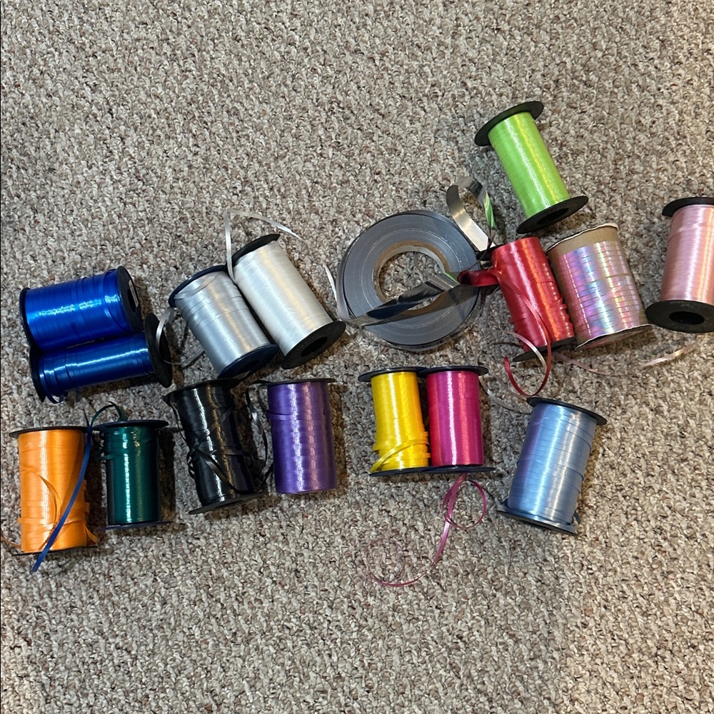 Colorful Craft Ribbon Spools-Price is For All. - Picture 2 of 2